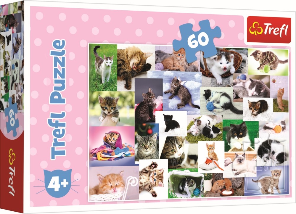 Puzzle Trefl 60 O Lume A Pisicilor