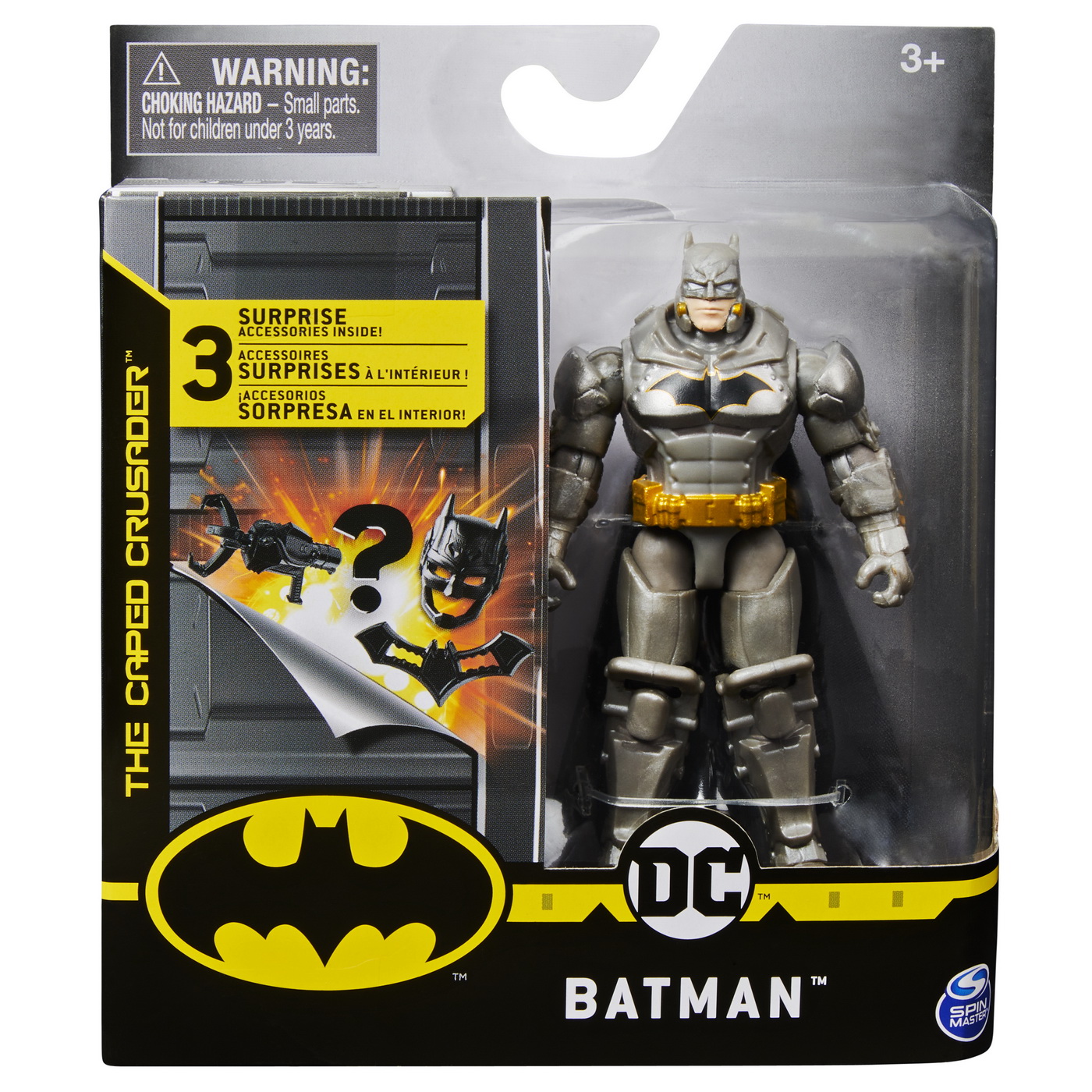 Figurina Batman In Costum Cu Armura 10cm Cu 3 Cate Accesorii