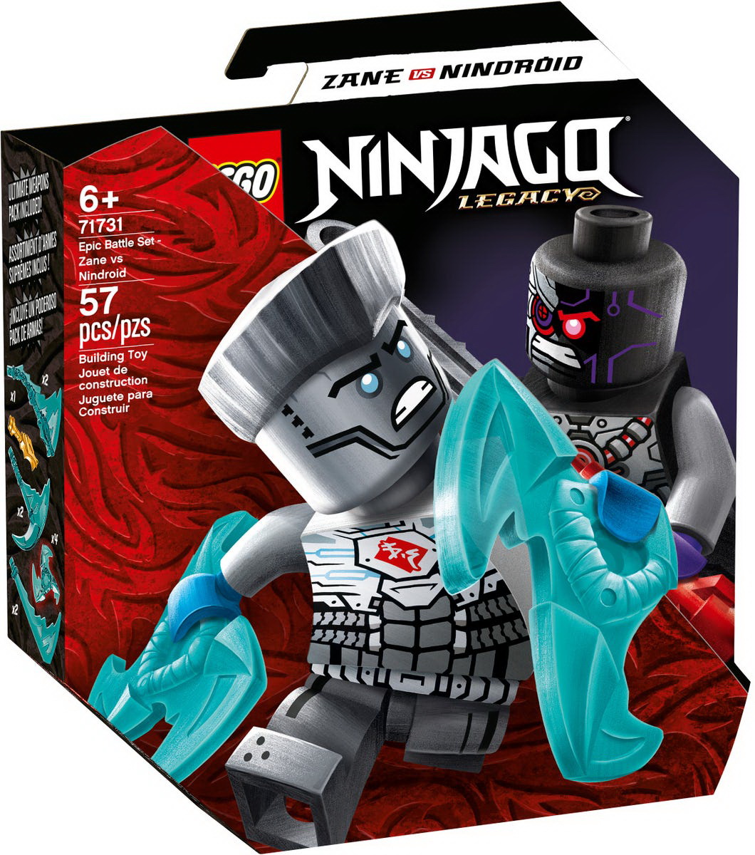 Lego Ninjago Set De Lupta Epica – Zane Contra Nindroid 71731