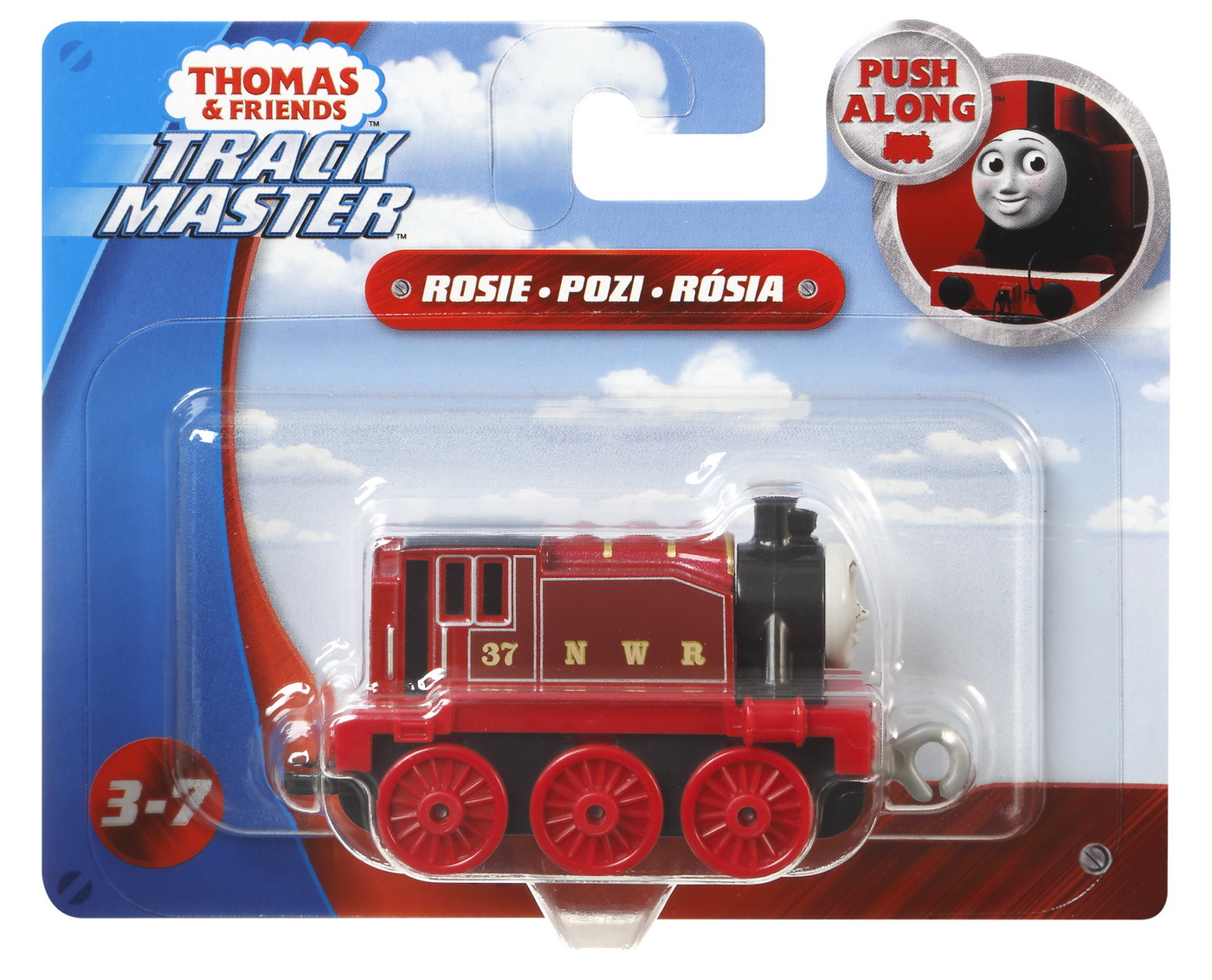Thomas Locomotiva Personajul Rosie Push Along
