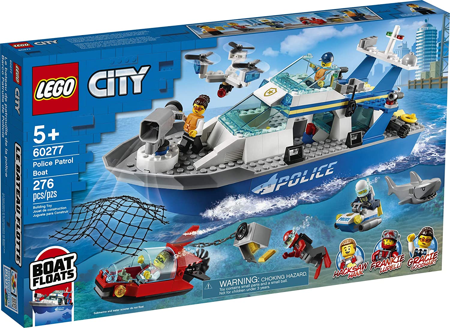 Lego City  Nava De Patrulare A Politiei 60277