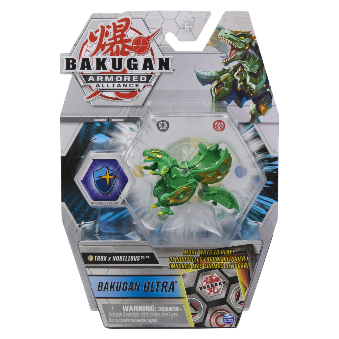 Bakugan S2 Bila Ultra Trox Nobilious Cu Card Baku-gear