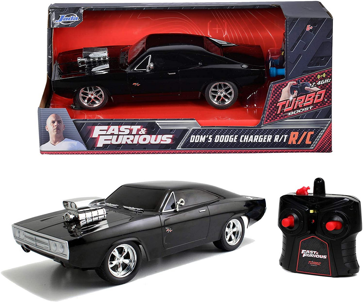 Fast&furious Rc 1970 Dodge Charger 1:24