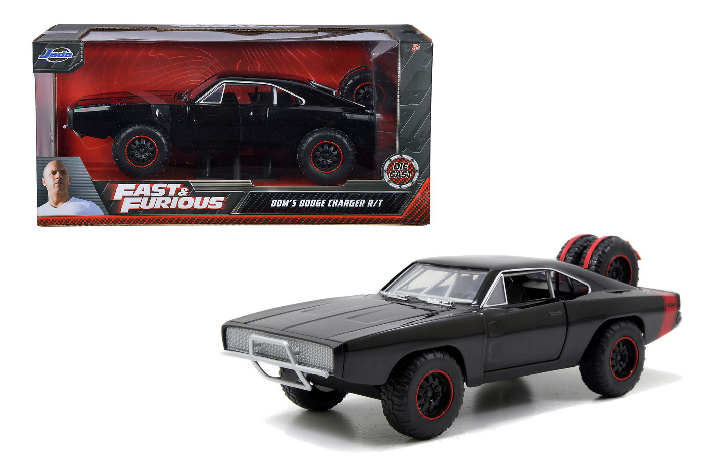 Masinuta Fast And Furious 1970 Dom’s Dodge Charger Scara 1:24