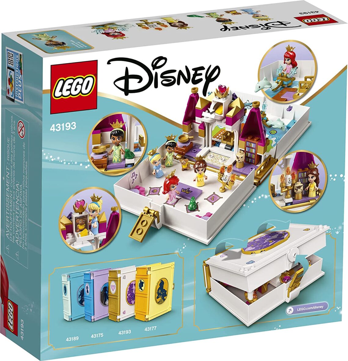 Lego Disney Aventura Lui Ariel Belle Cenusareasa Si Tiana