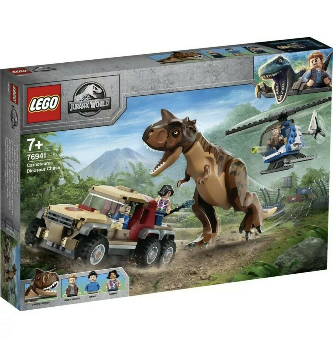 Lego Jurassic World Urmarirea Dinozaurului Carnotaurus
