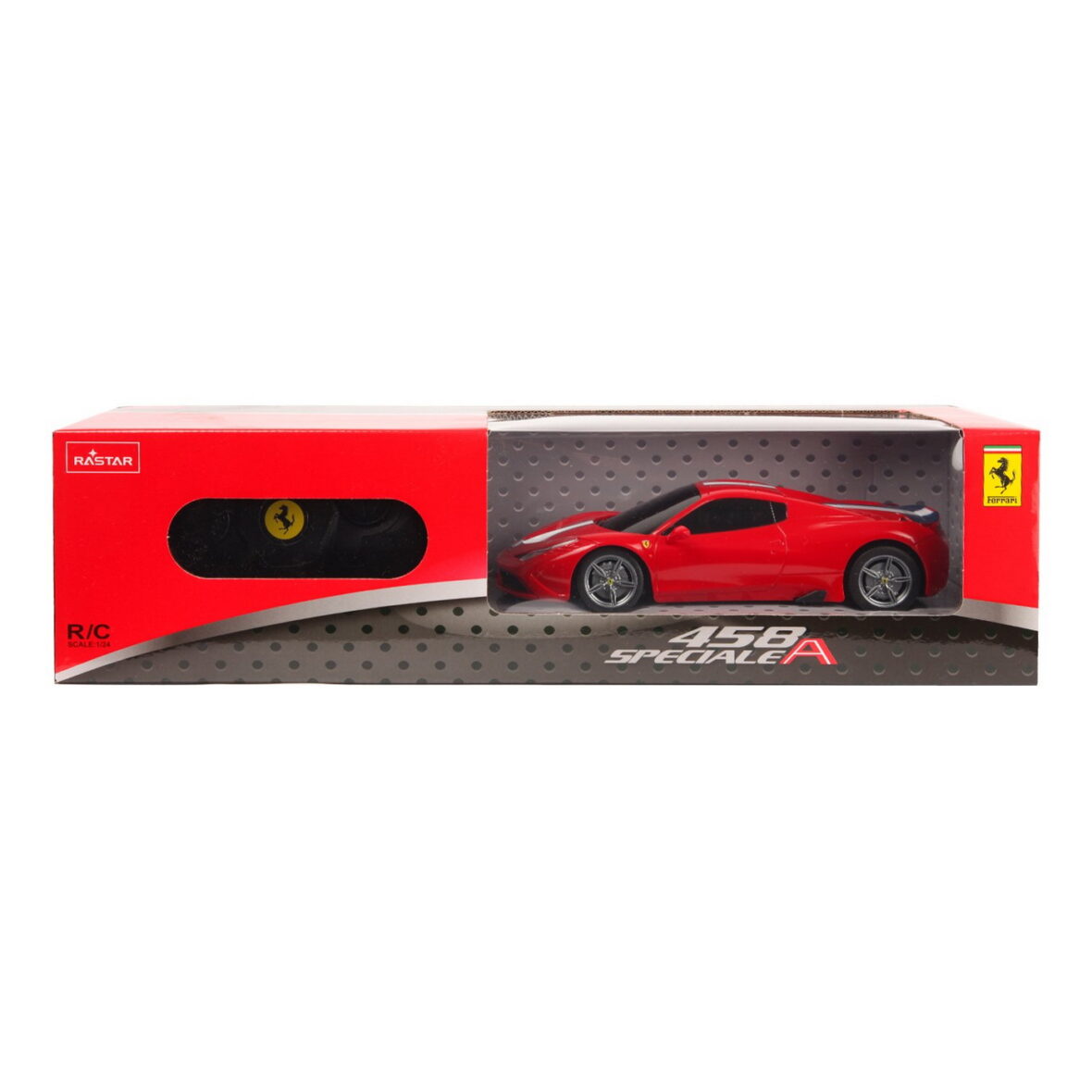 Masina Cu Telecomanda Ferrari 458 Speciale Rosu Cu Scara 1 La 24