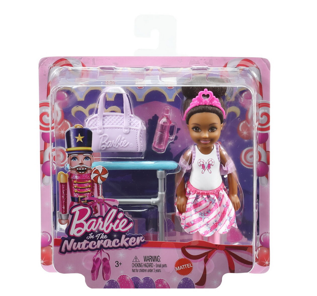 Papusa Barbie Chelsea Bruneta Set De Joaca Spargatorul De Nuci