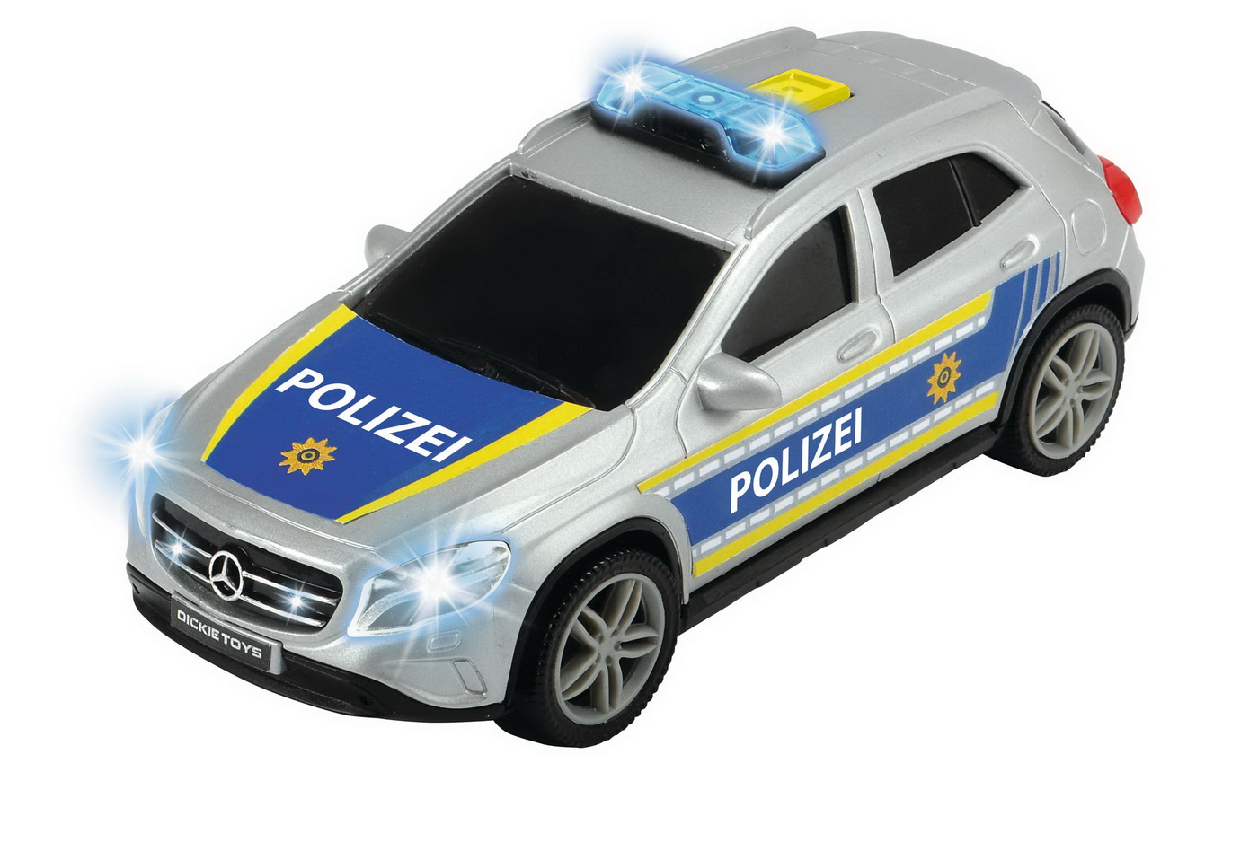 Masina De Politie Cu Sunete Si Lumini Mercedes