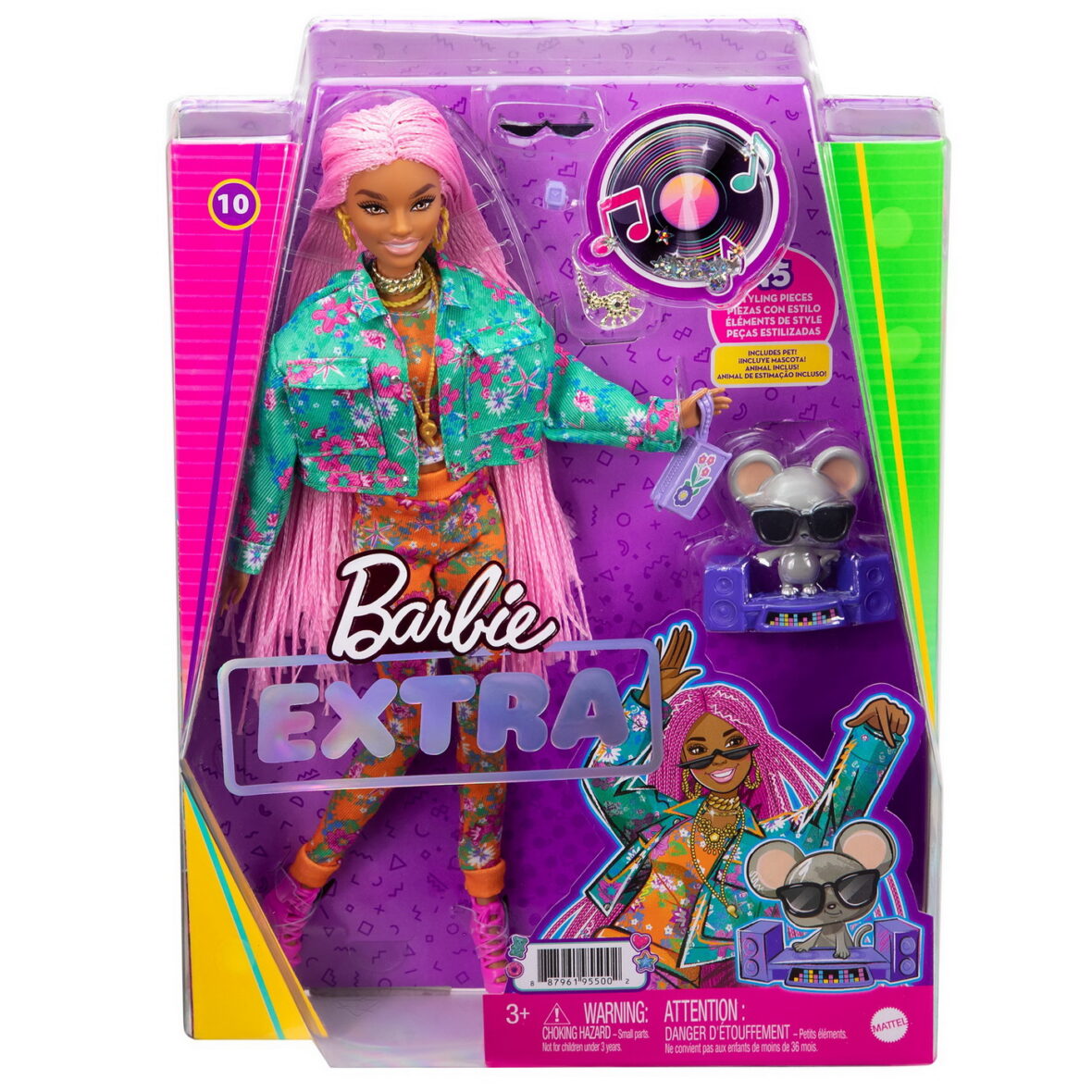 Papusa Barbie Extra Style Codite Impletite