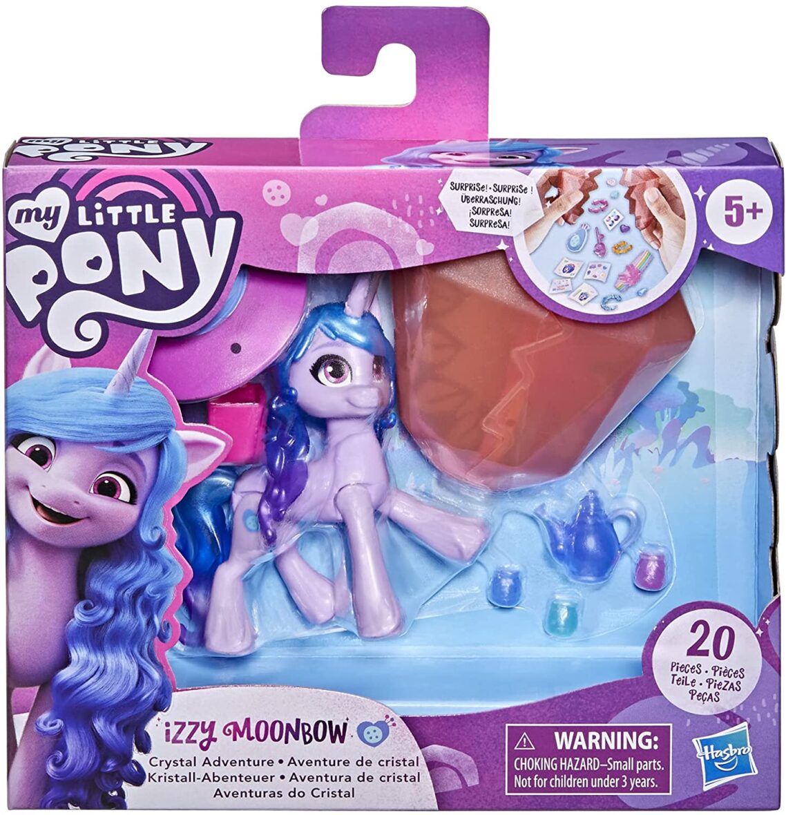 My Little Pony Ponei Crystal Adventure Izzy Moonbow