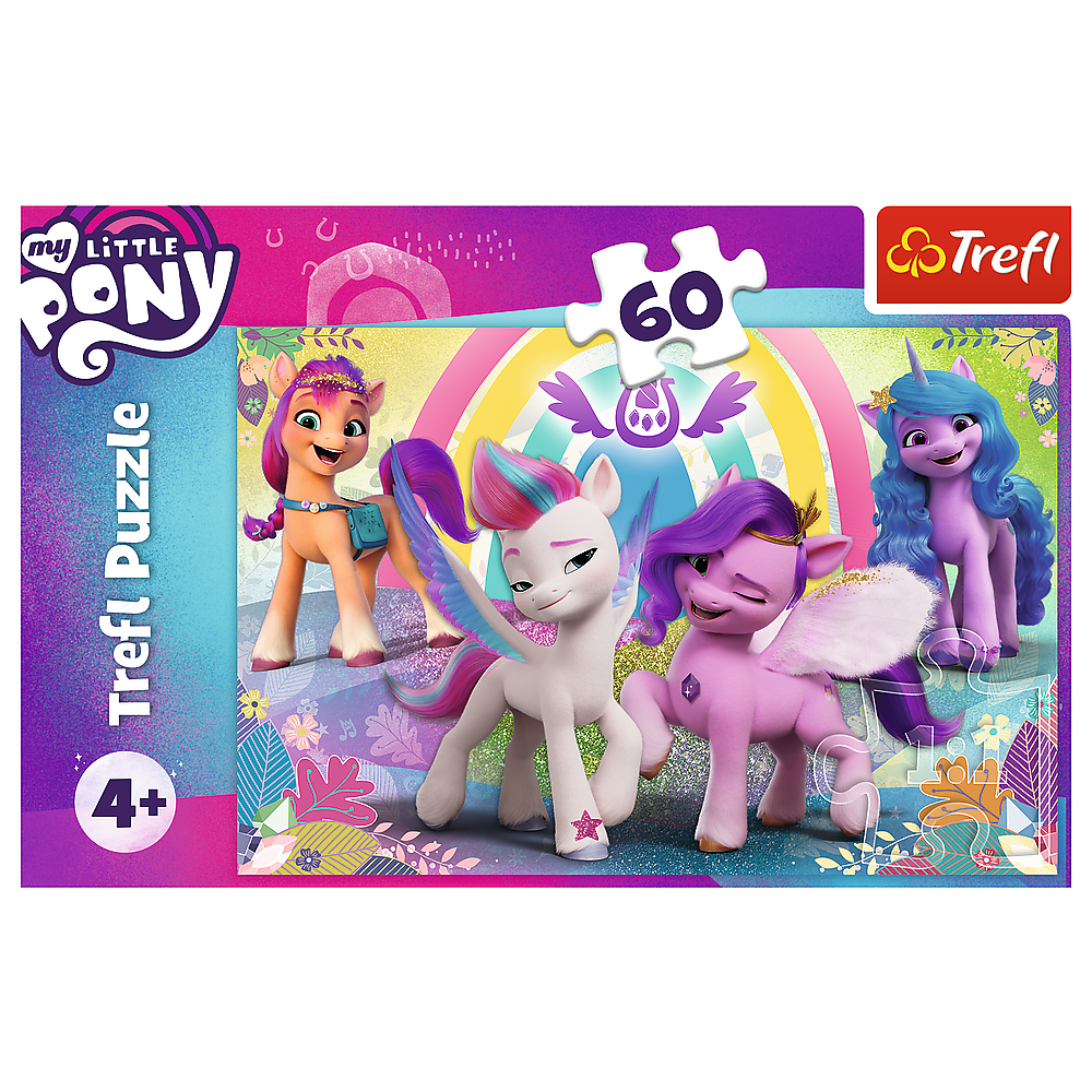 Puzzle Trefl 60 Piese My Little Pony Poneii Minunati