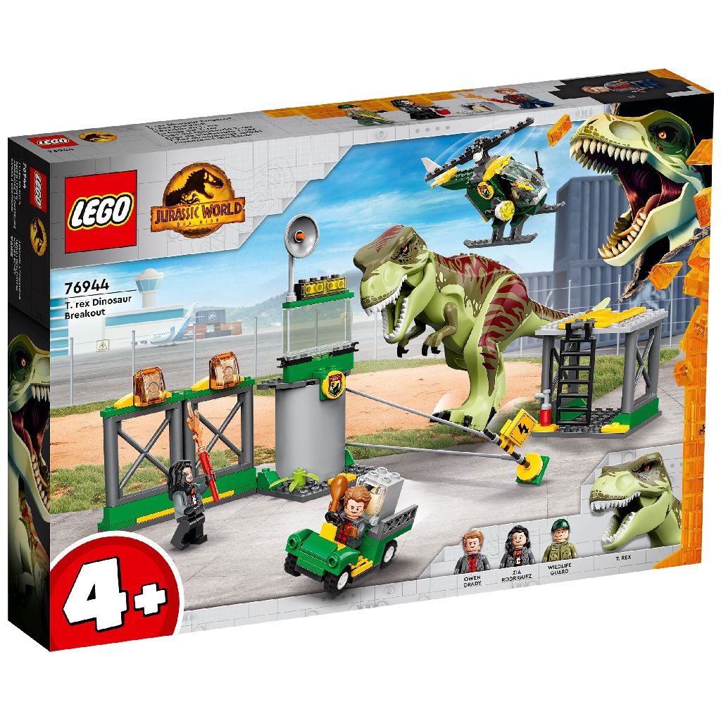 Lego Jurassic World Evadarea Dinozaurului T Rex 76944
