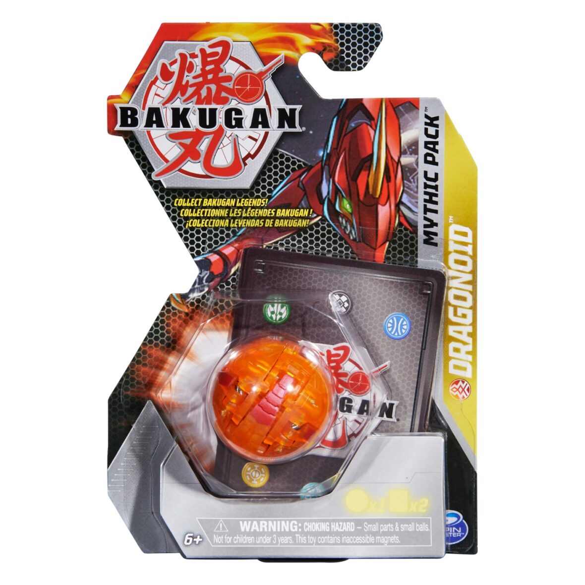 Bakugan Pachet Legendar Dragonoid Portocaliu