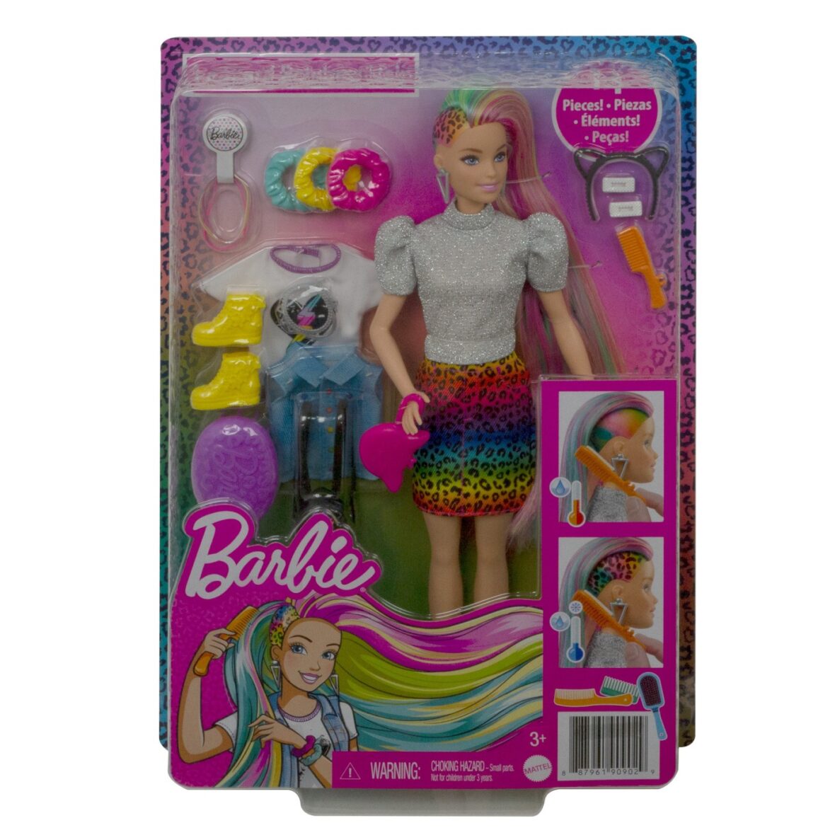 Barbie Papusa Barbie Cu Par Curcubeu