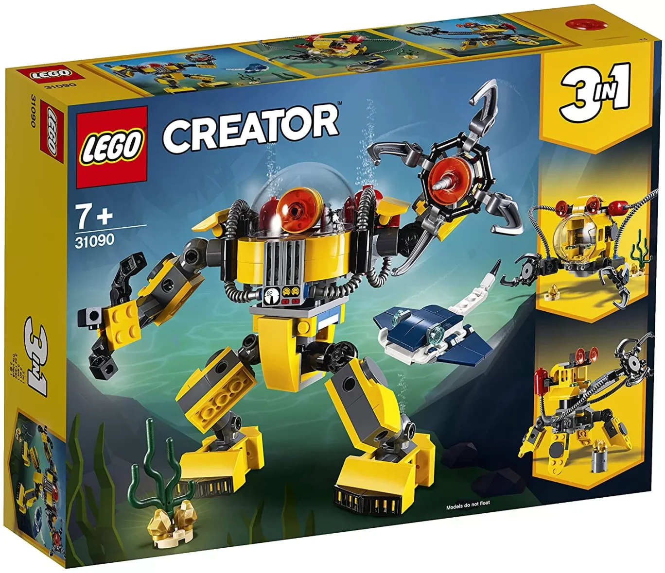 LEGO CREATOR ROBOT SUBACVATIC 31090