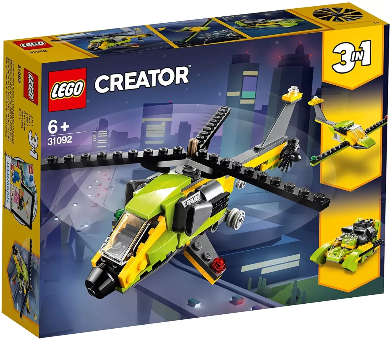 LEGO CREATOR AVENTURA CU ELICOPTERUL 31092