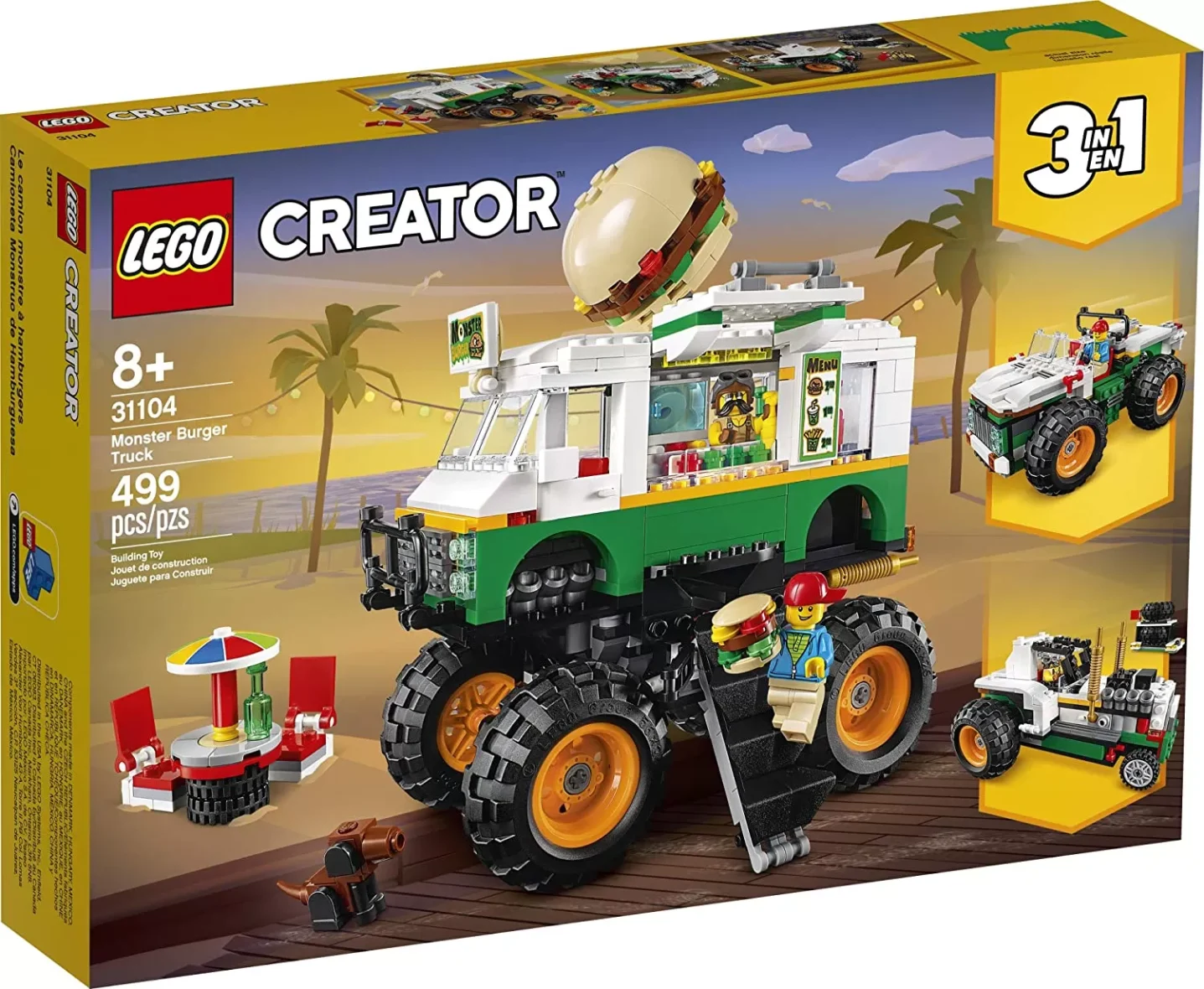LEGO CREATOR 3 IN 1 CAMION GIGANT CU BURGER