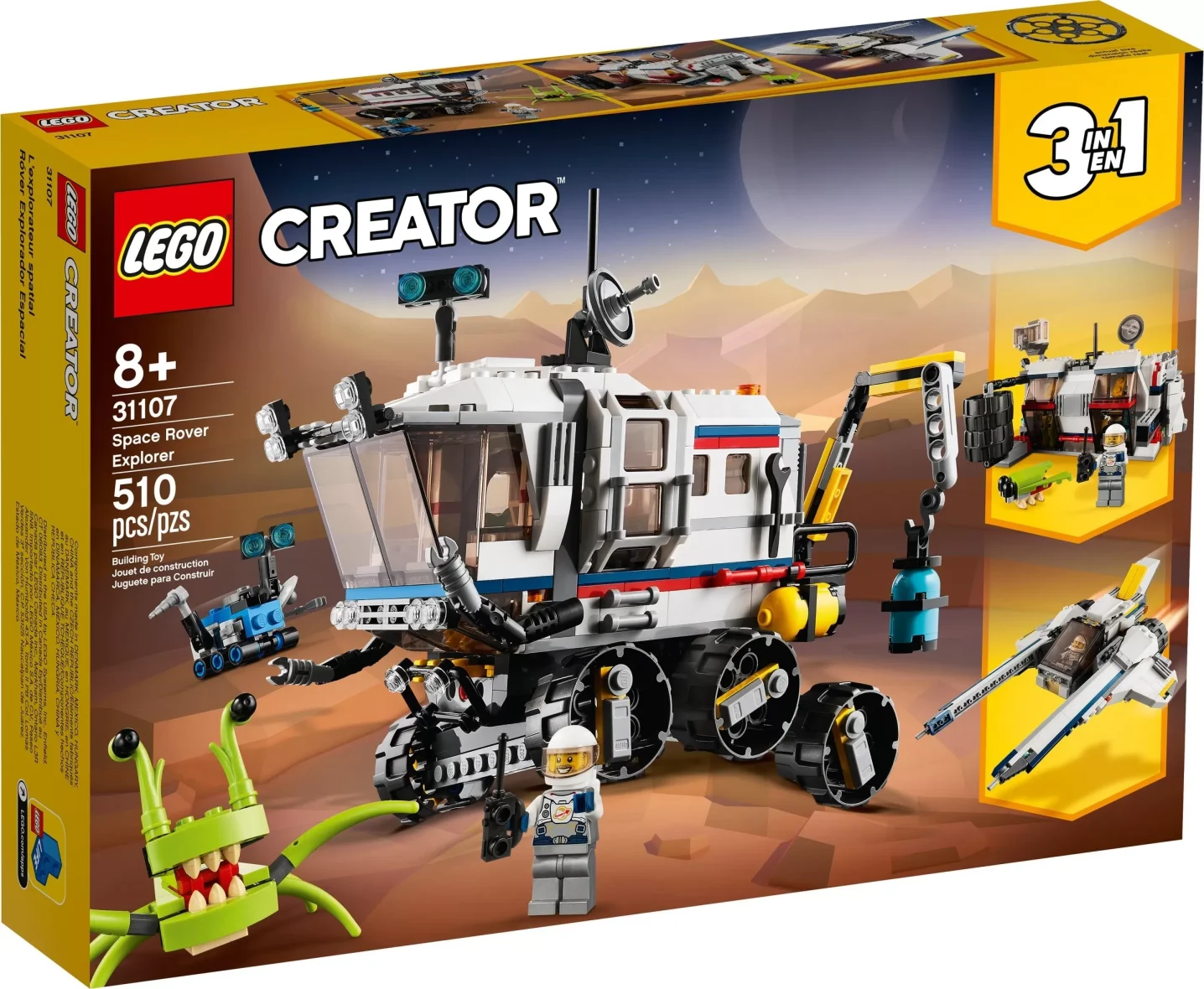 LEGO CREATOR  EXPLORATOR SPATIAL ROVER 31107