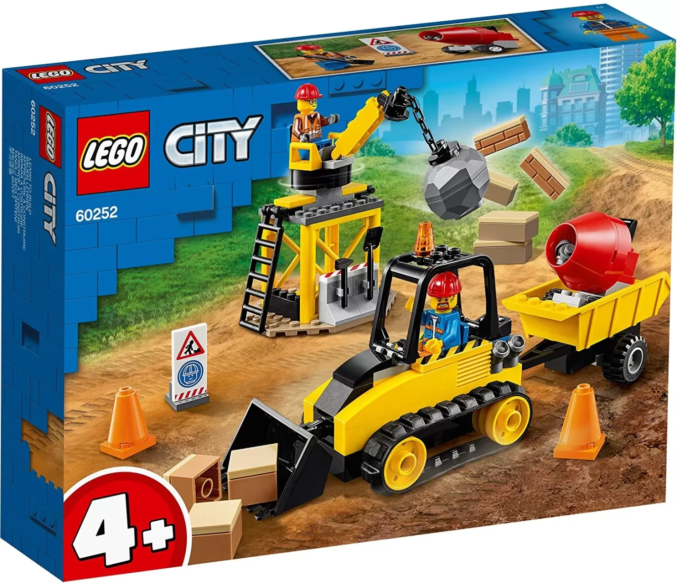 LEGO CITY BULDOZER PENTRU CONSTRUCTII 60252