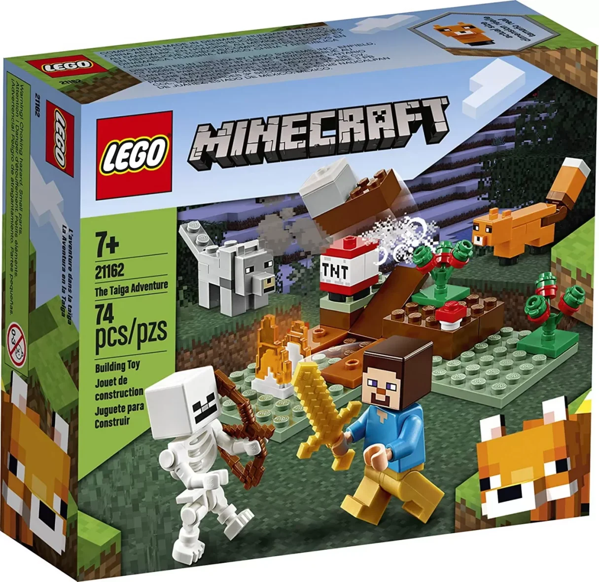 LEGO MINECRAFT AVENTURA DIN TAIGA 21162