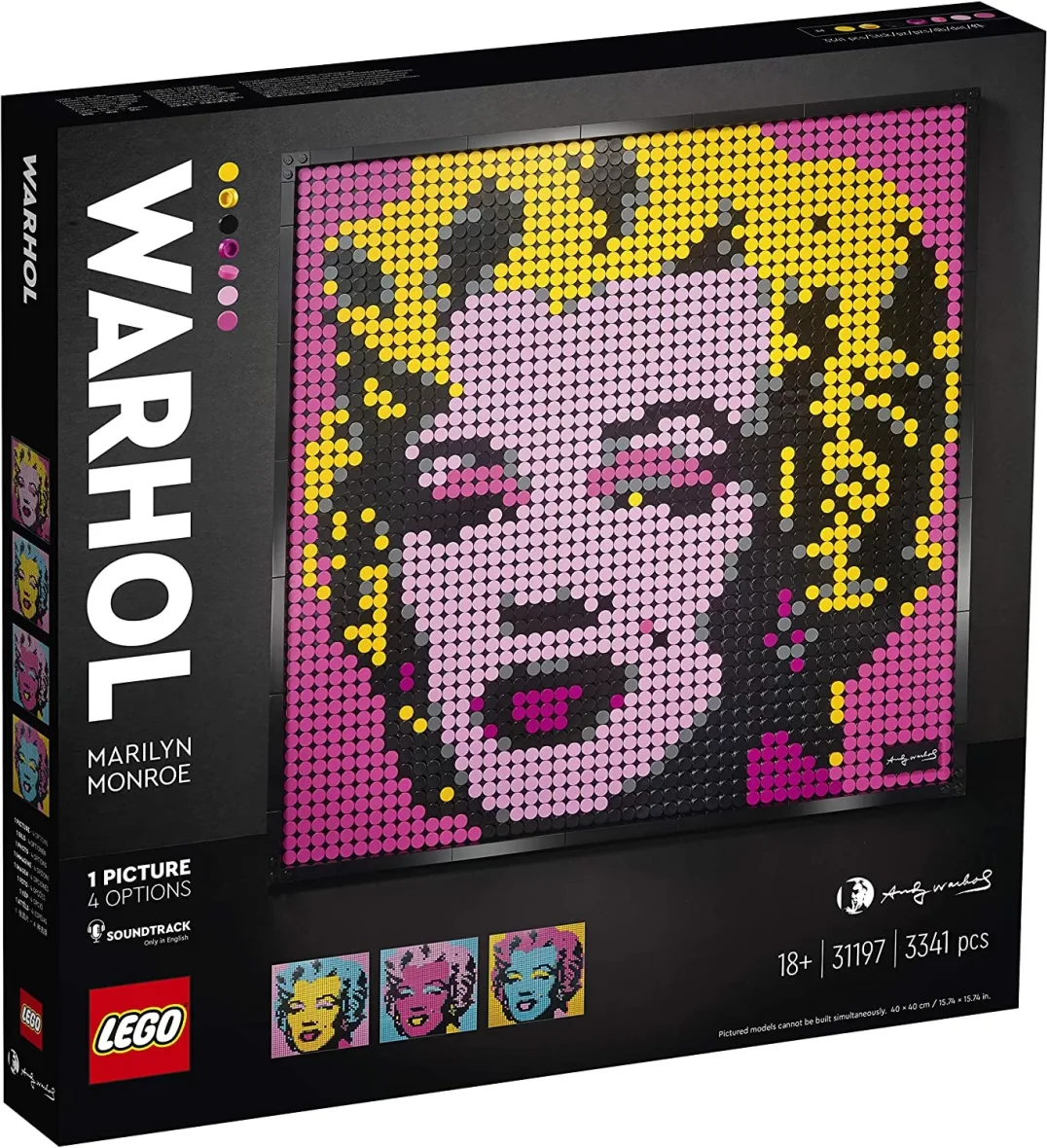 LEGO ART 2020 ANDY WARHOL'S MARILYN MONROE 31197