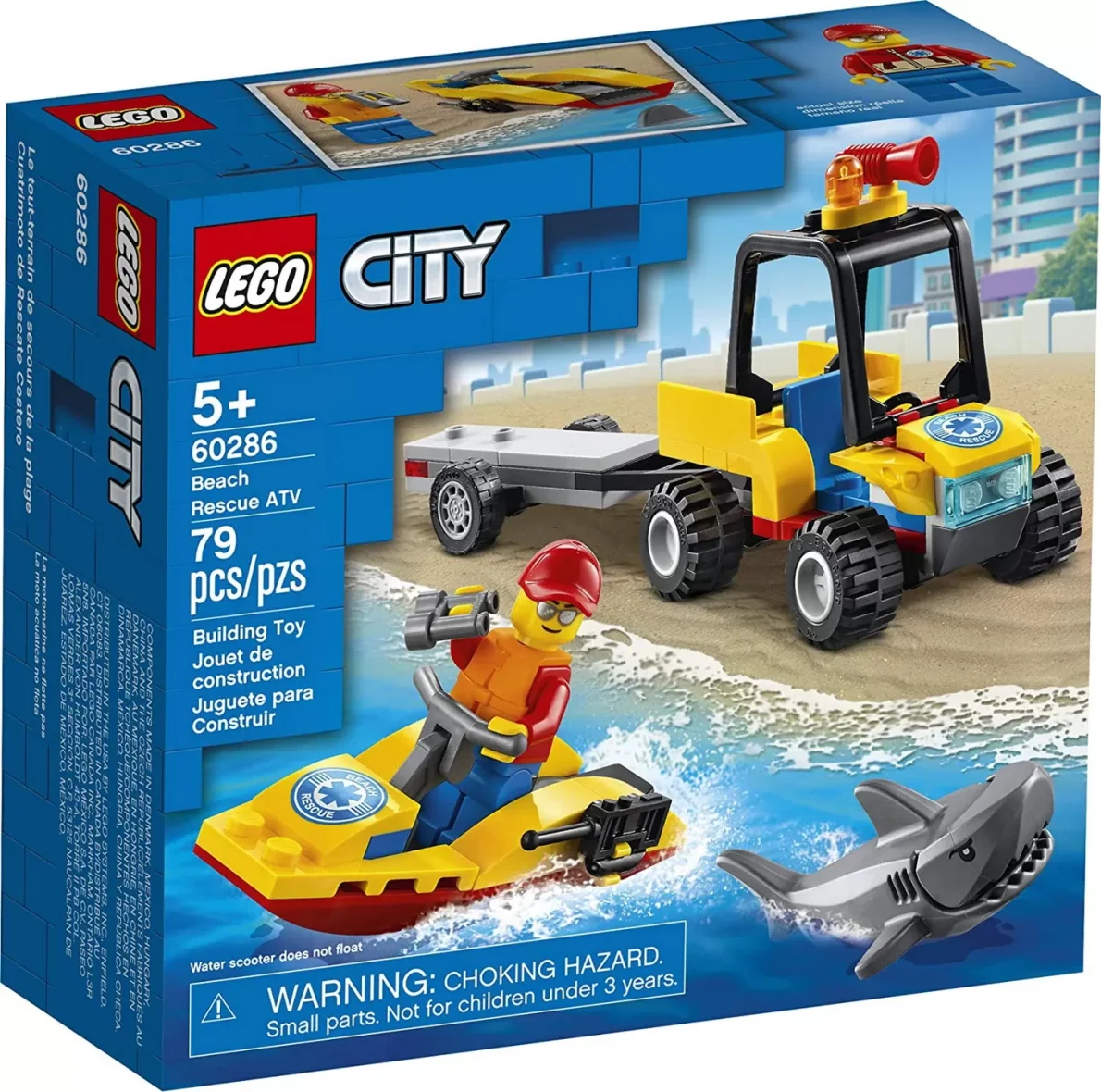 LEGO CITY  ATV DE SALVARE PE PLAJA 60286