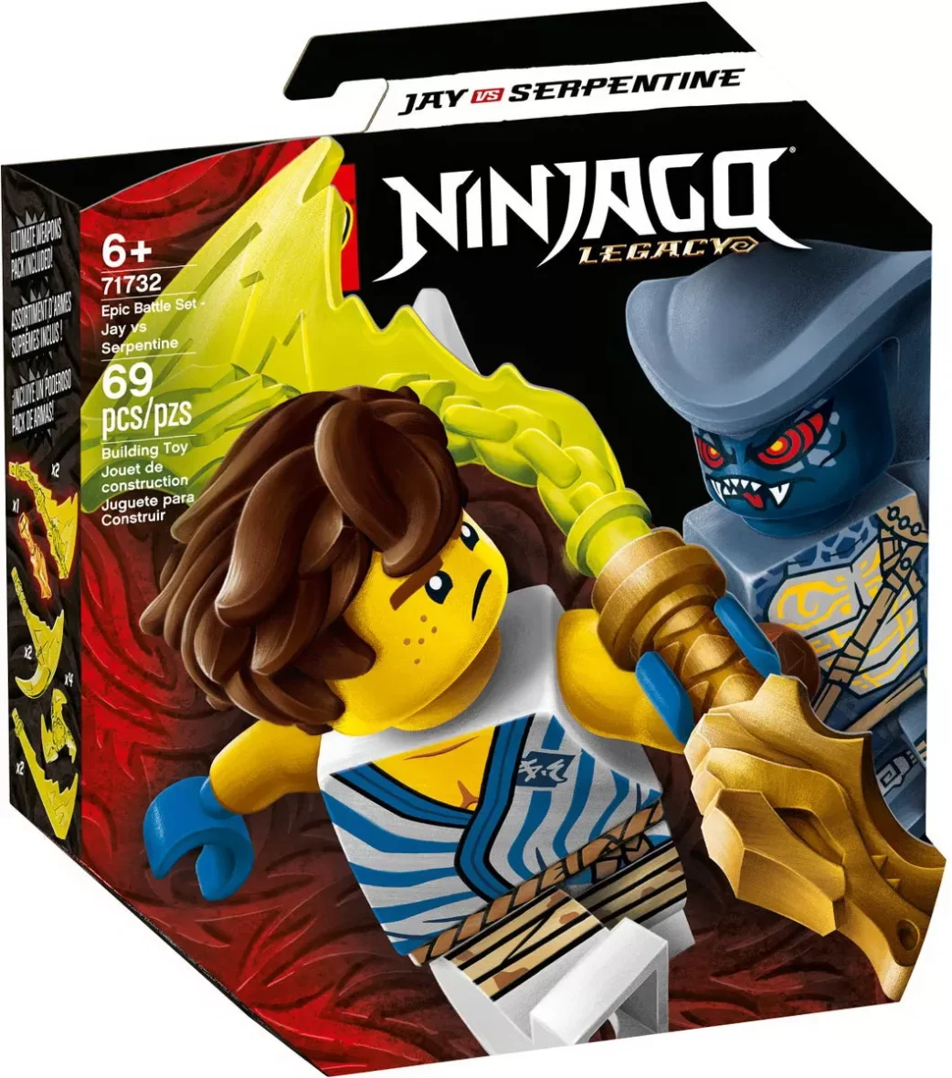 LEGO NINJAGO SET DE LUPTA EPICA – JAY CONTRA SERPENTINE 71732