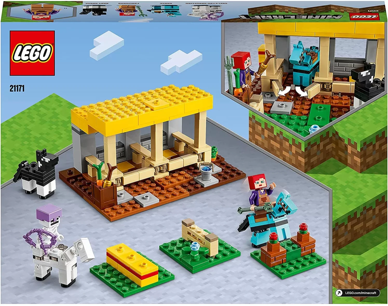LEGO MINECRAFT GRAJDUL PENTRU CAI 21171