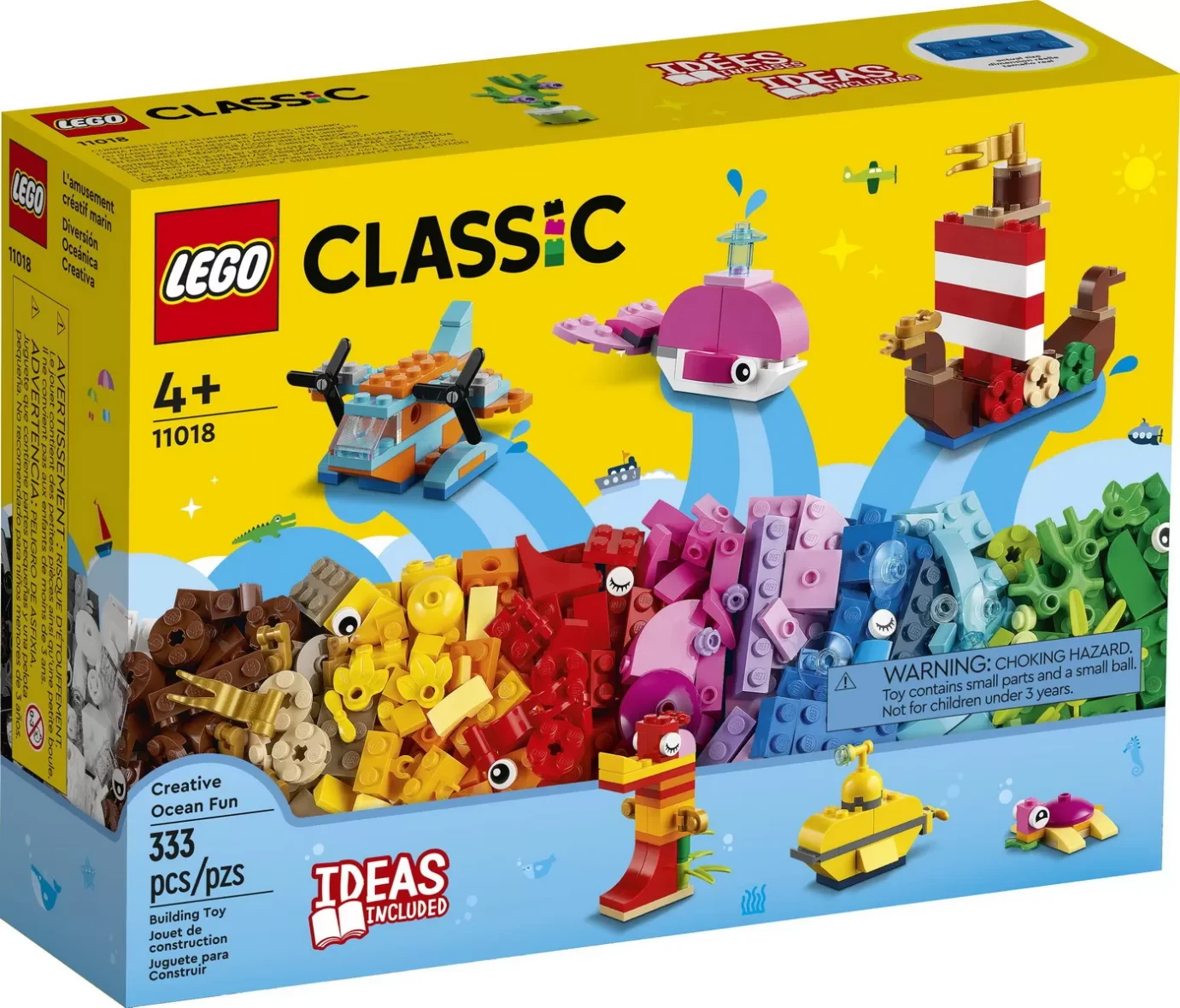 LEGO CLASSIC DISTRACTIA CREATIVA IN OCEAN 11018