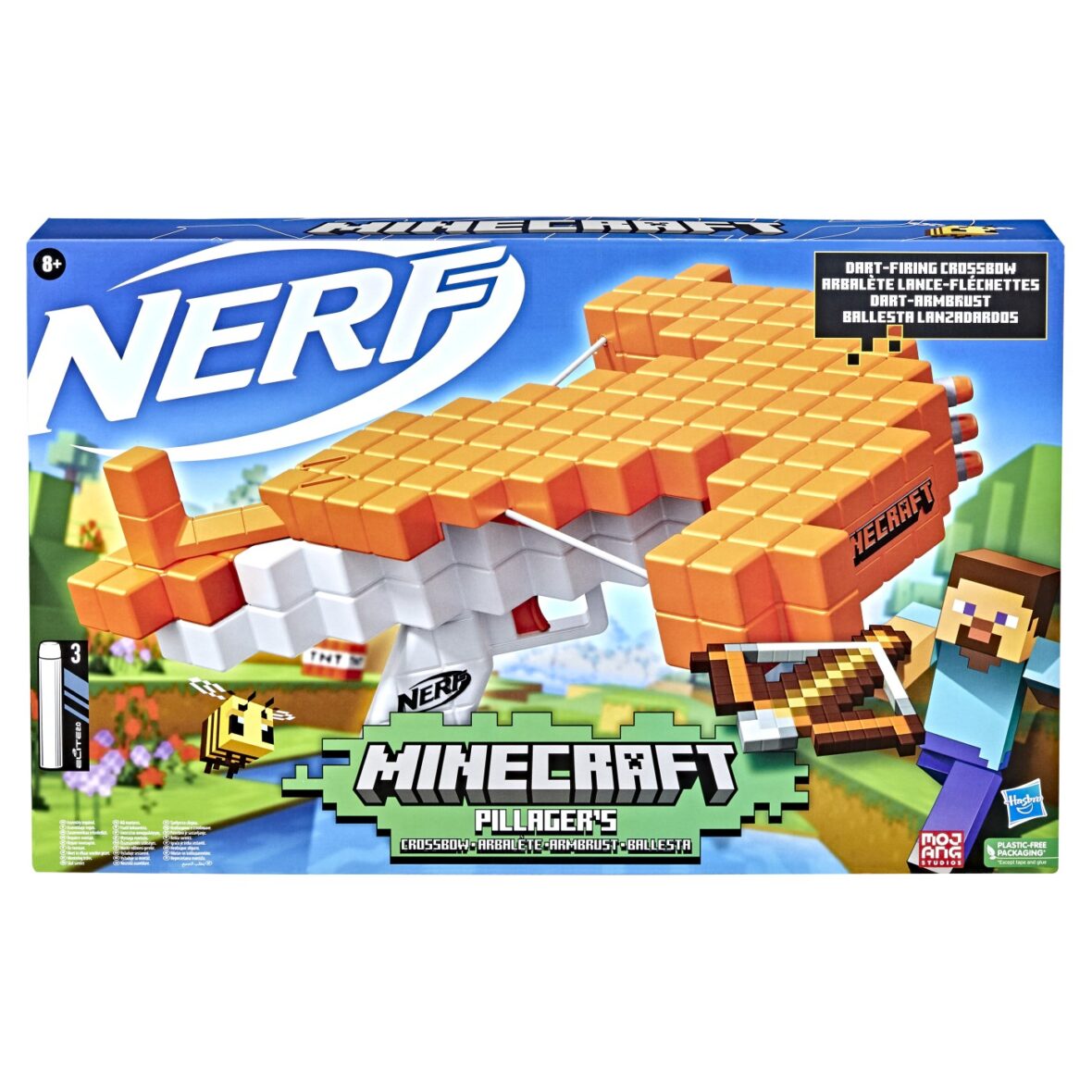 Nerf Blaster Minecraft Pillagers Crossbow
