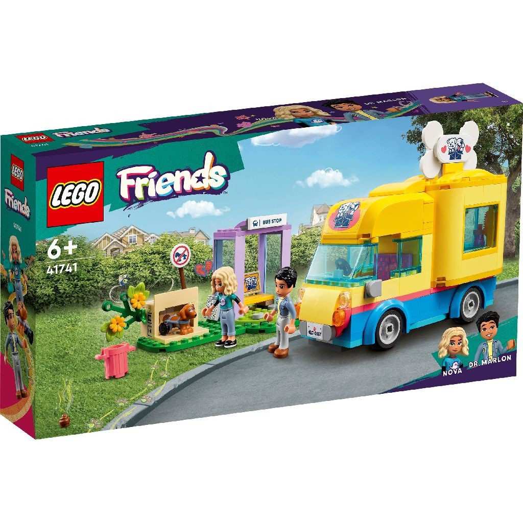 Lego Friends Furgoneta Pentru Salvarea Cainilor 41741
