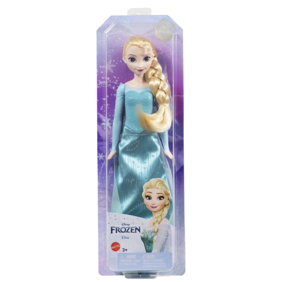 Papusa Disney Frozen Elsa Cu Rochie Albastra