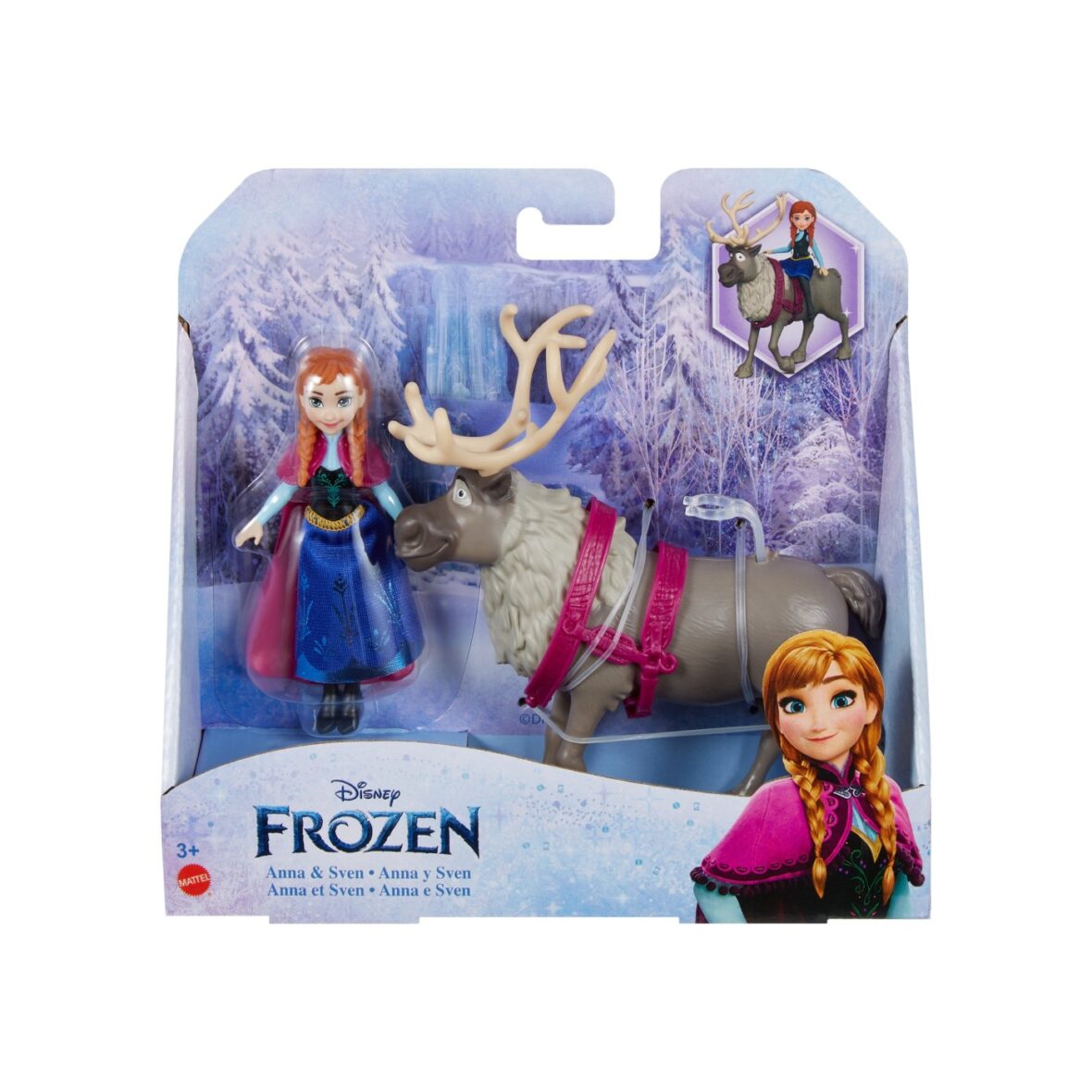 Disney Frozen Set Papusa Anna Si Sven