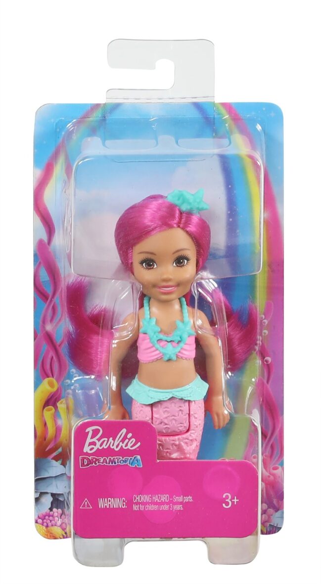 Barbie Dreamtopia Papusa Chelsea Sirena Roz