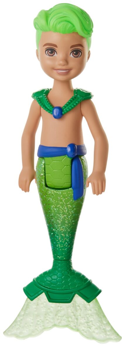 Barbie Dreamtopia Papusa Chelsea Sirena Verde