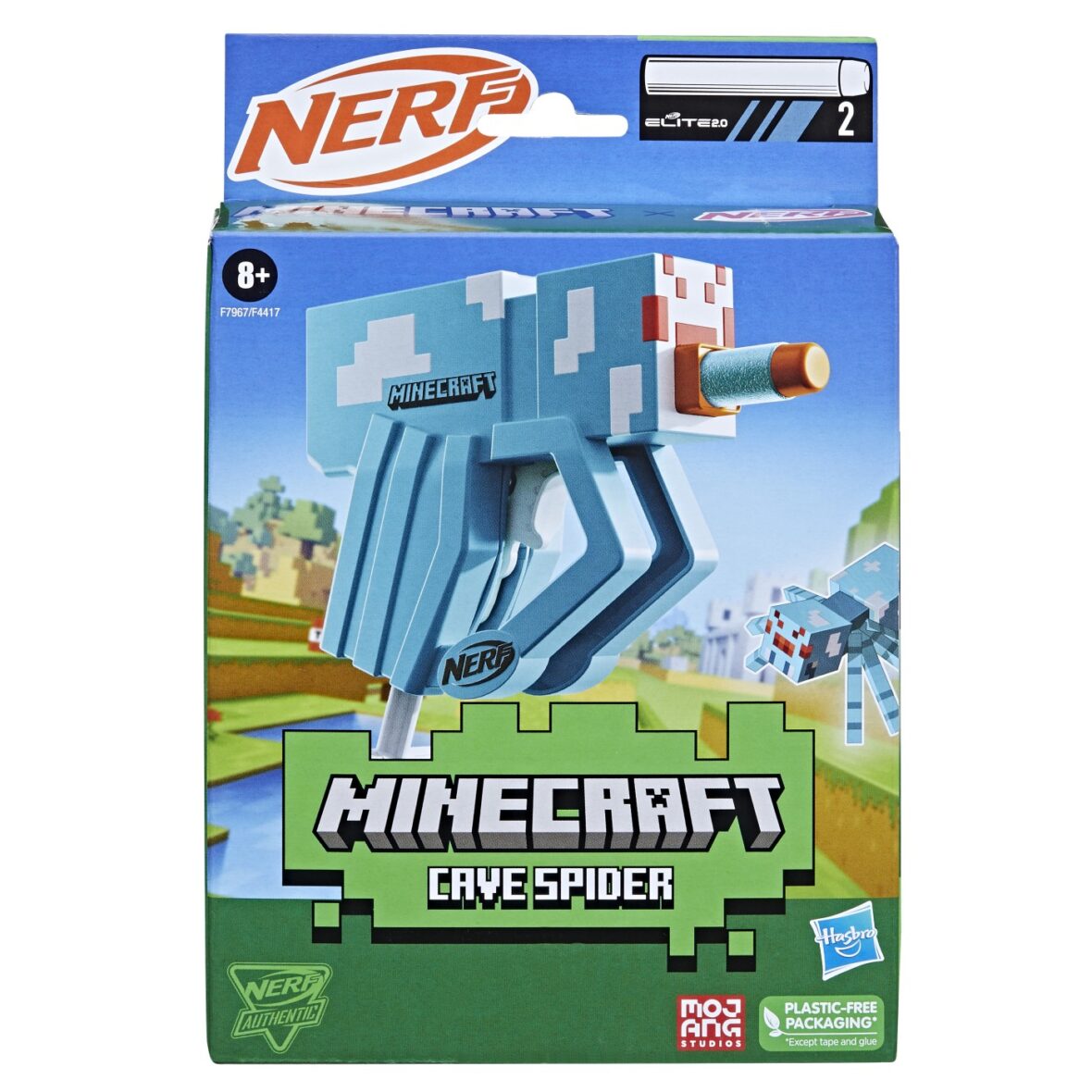 Nerf Blaster Minecraft Microshots Cave Spider