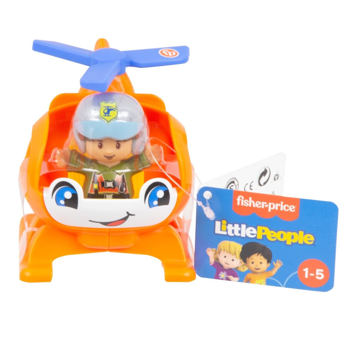 Fisher Price Little People Vehicul Elicopter 10cm