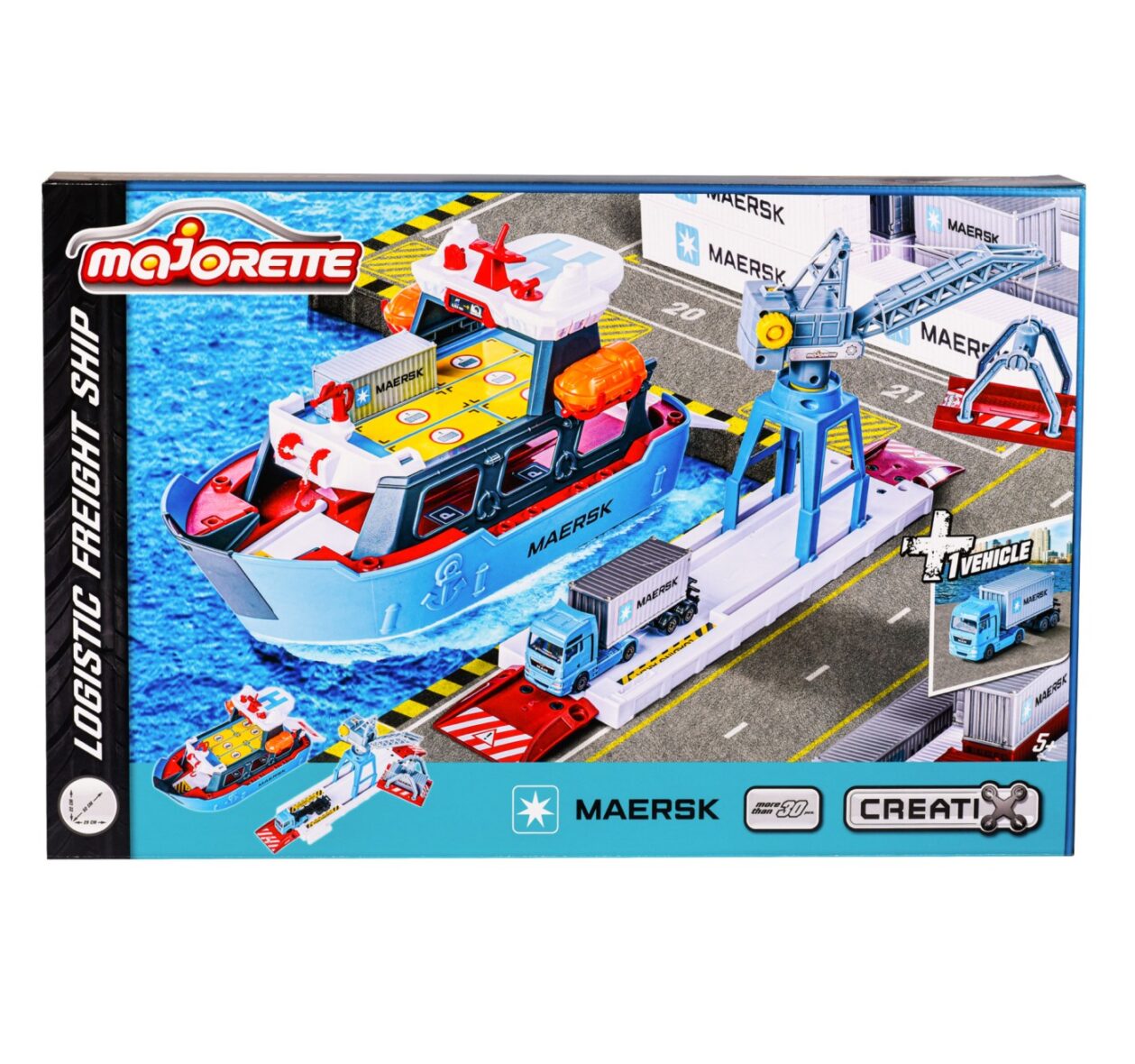 Majorette Creatix Statie Portuara Maersk