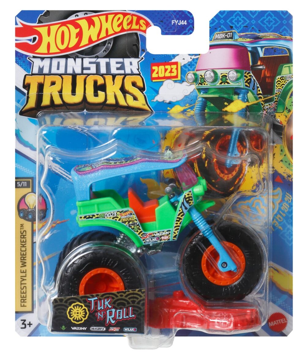 Hot Wheels Monster Truck Masinuta Tuk N Roll Scara 1:64