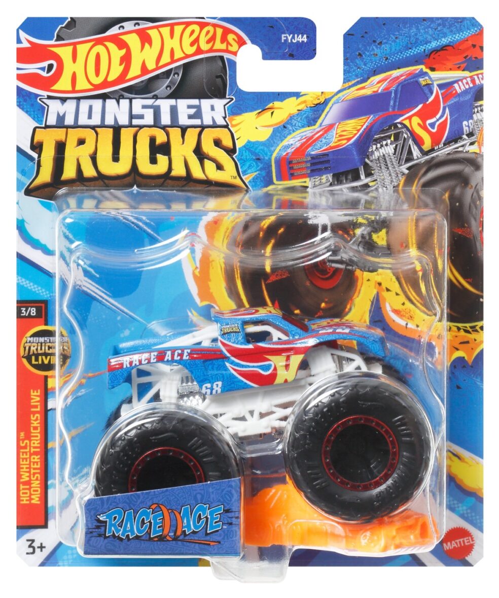 Hot Wheels Monster Truck Masinuta Race Ace Scara 1:64