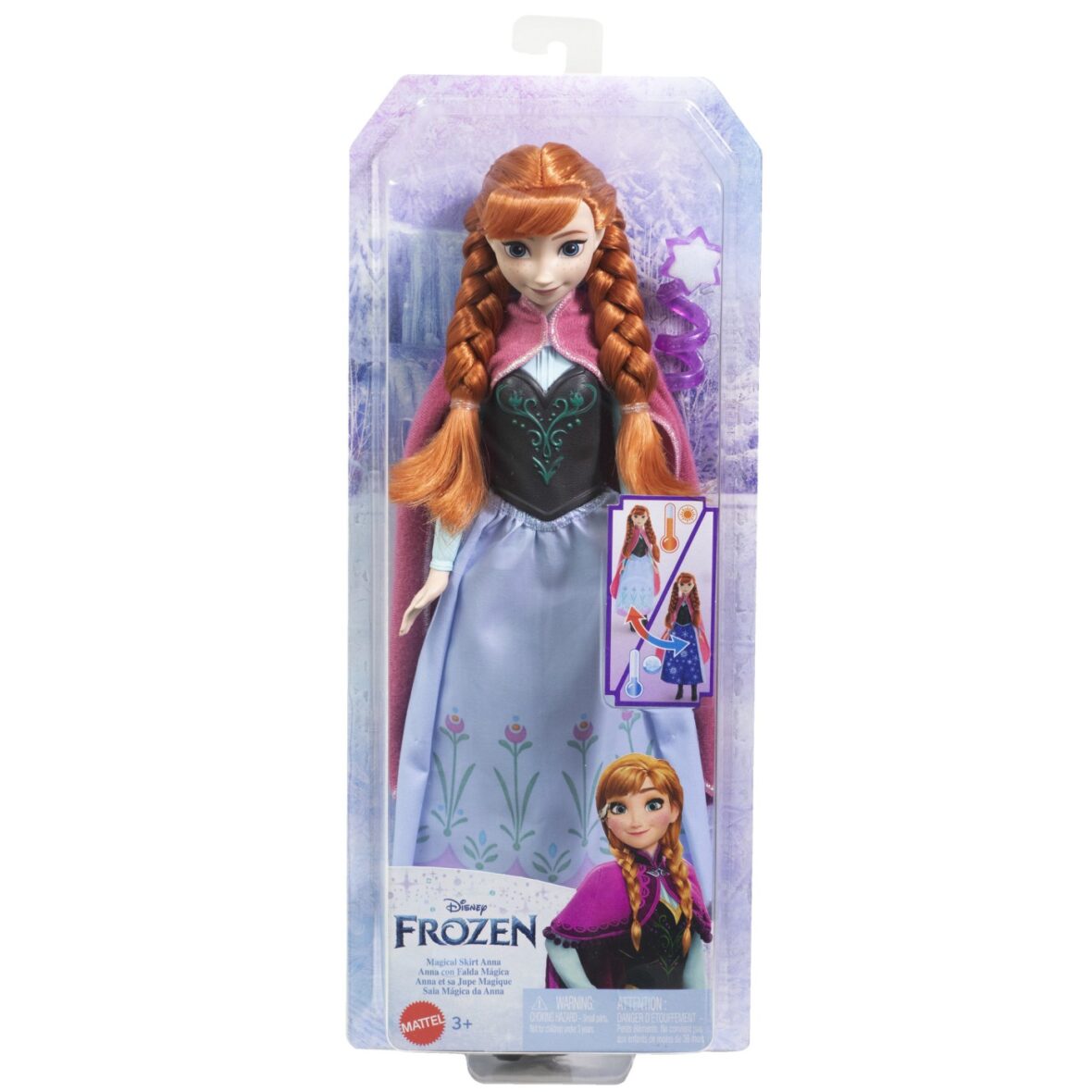 Disney Frozen Papusa Anna Cu Fusta Magica