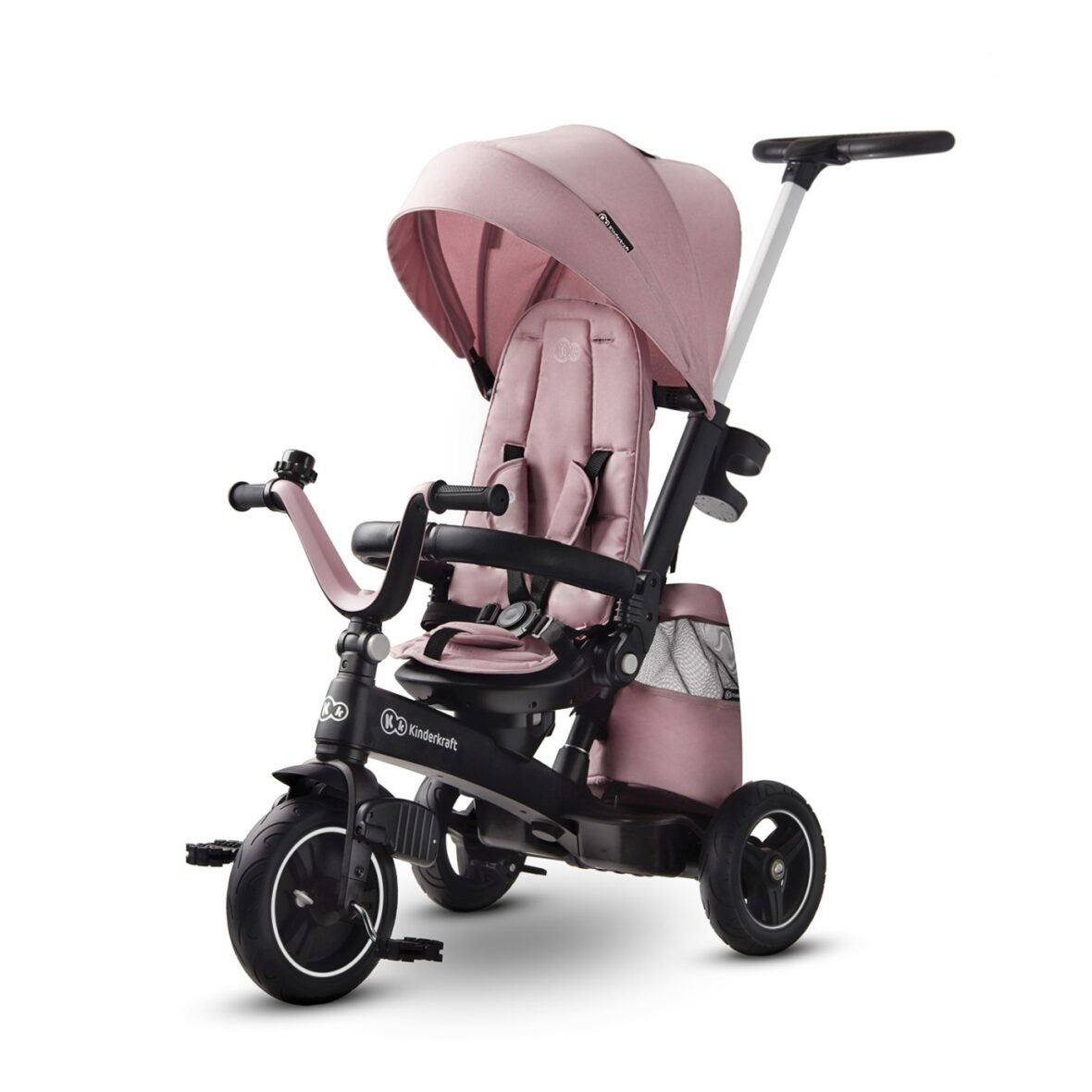 Tricicleta Kinderkraft Easytwist, Mauvelous Pink
