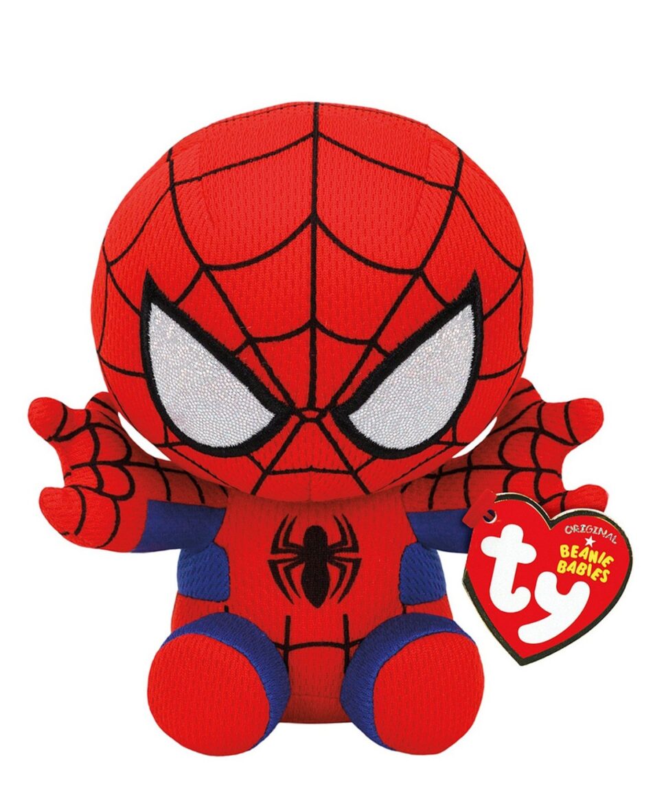 Plus Ty 15cm Beanie Babies Marvel Spiderman