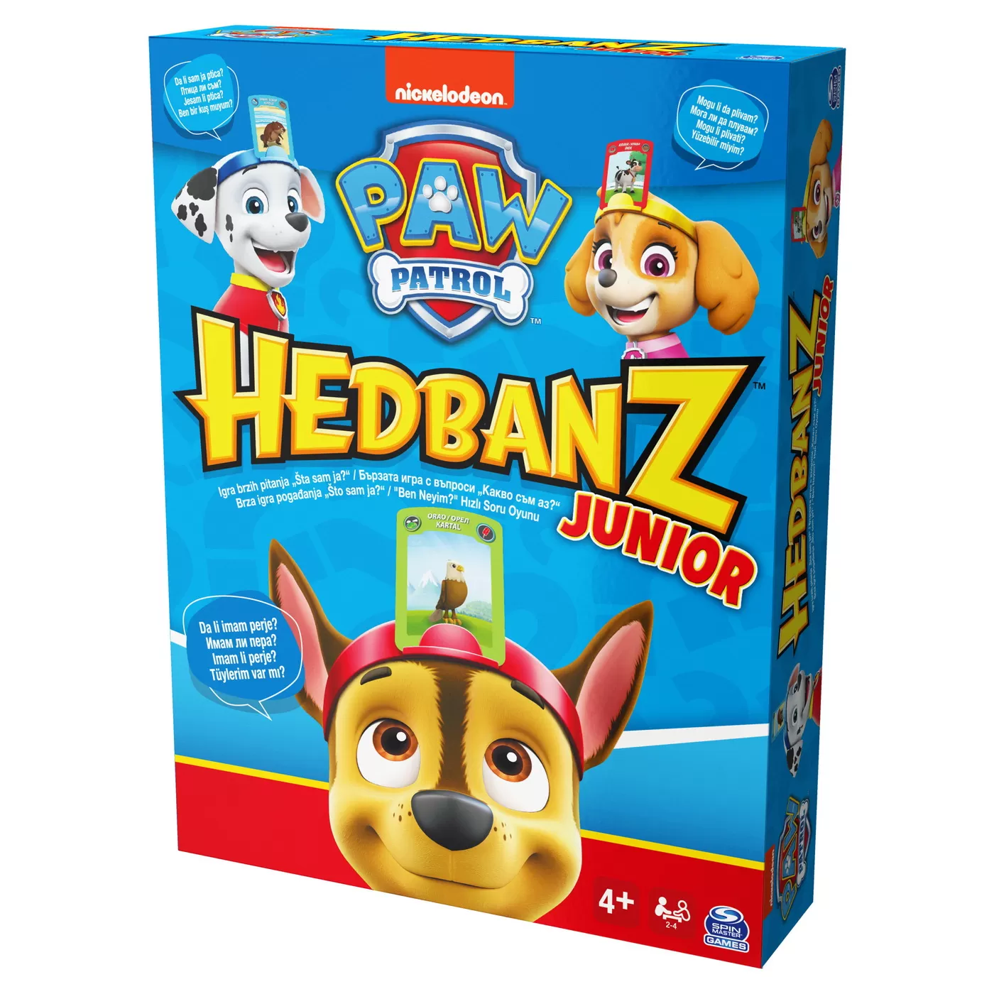 JOCUL ORIGINAL HEDBANZ JUNIOR PATRULA CATELUSILOR