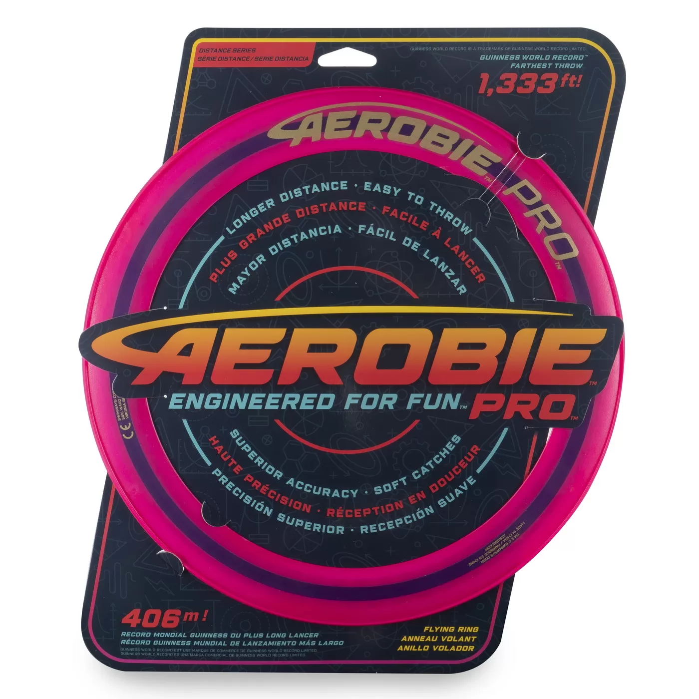 SWIMWAYS AEROBIE PRO DISC ZBURATOR ROZ RECORD MONDIAL 406 METRI