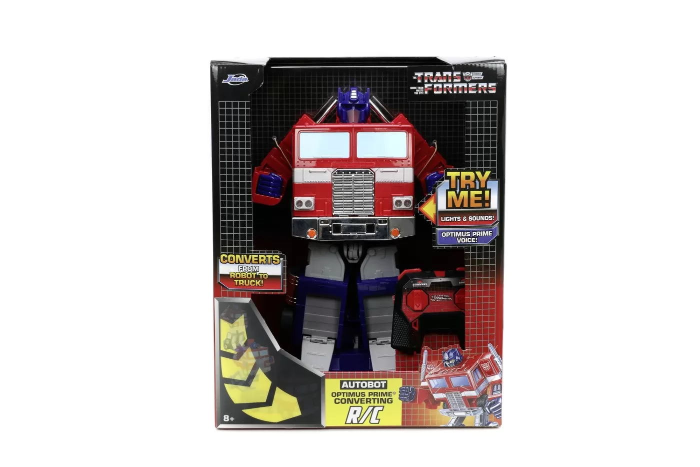 JADA TRANSFORMERS ROBOT RC CONVERTIBIL OPTIMUS PRIME