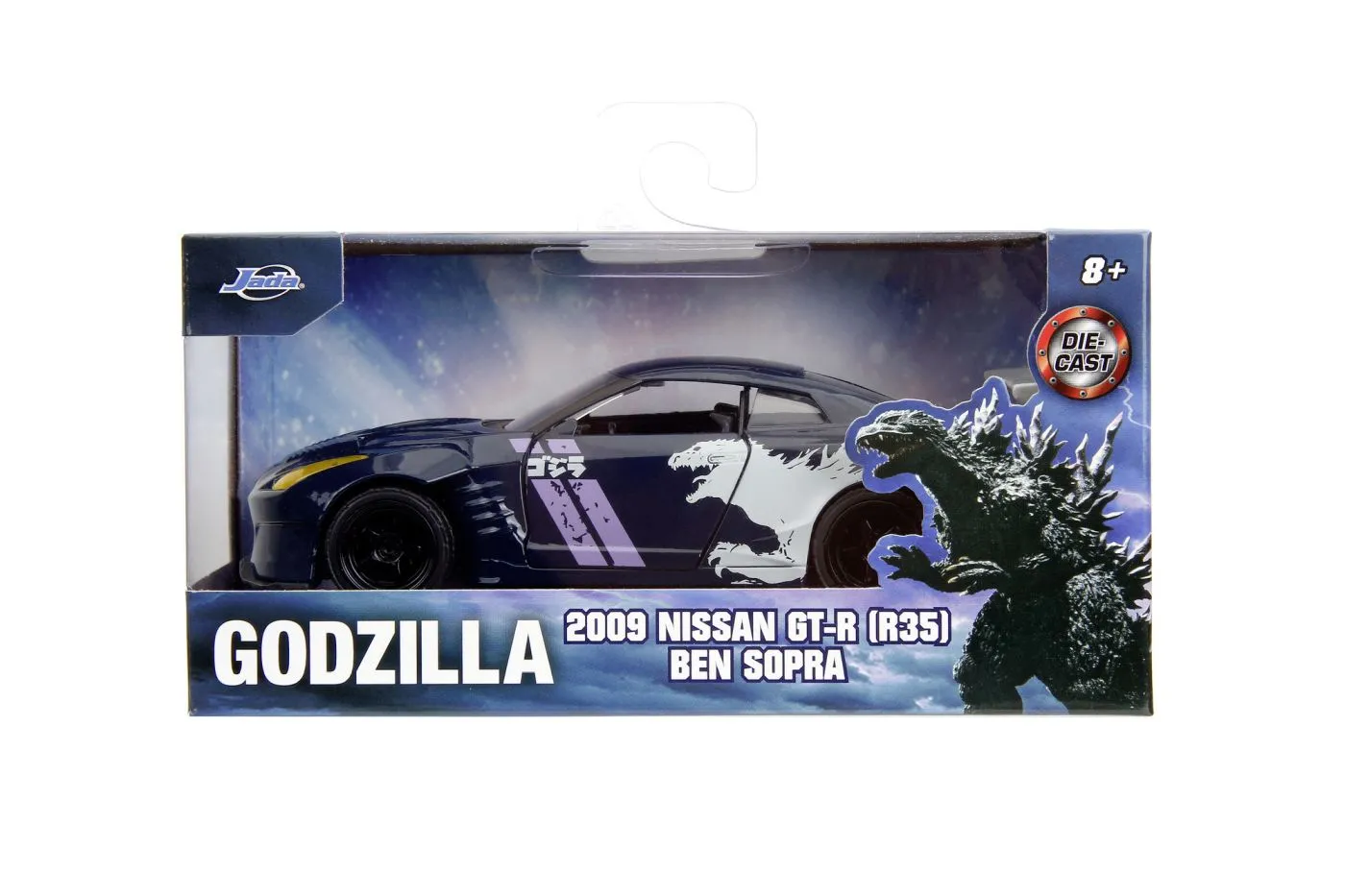 JADA GODZILLA MASINUTA METALICA NISSAN GT-R R35 BEN SOPRA SCARA 1 LA 32