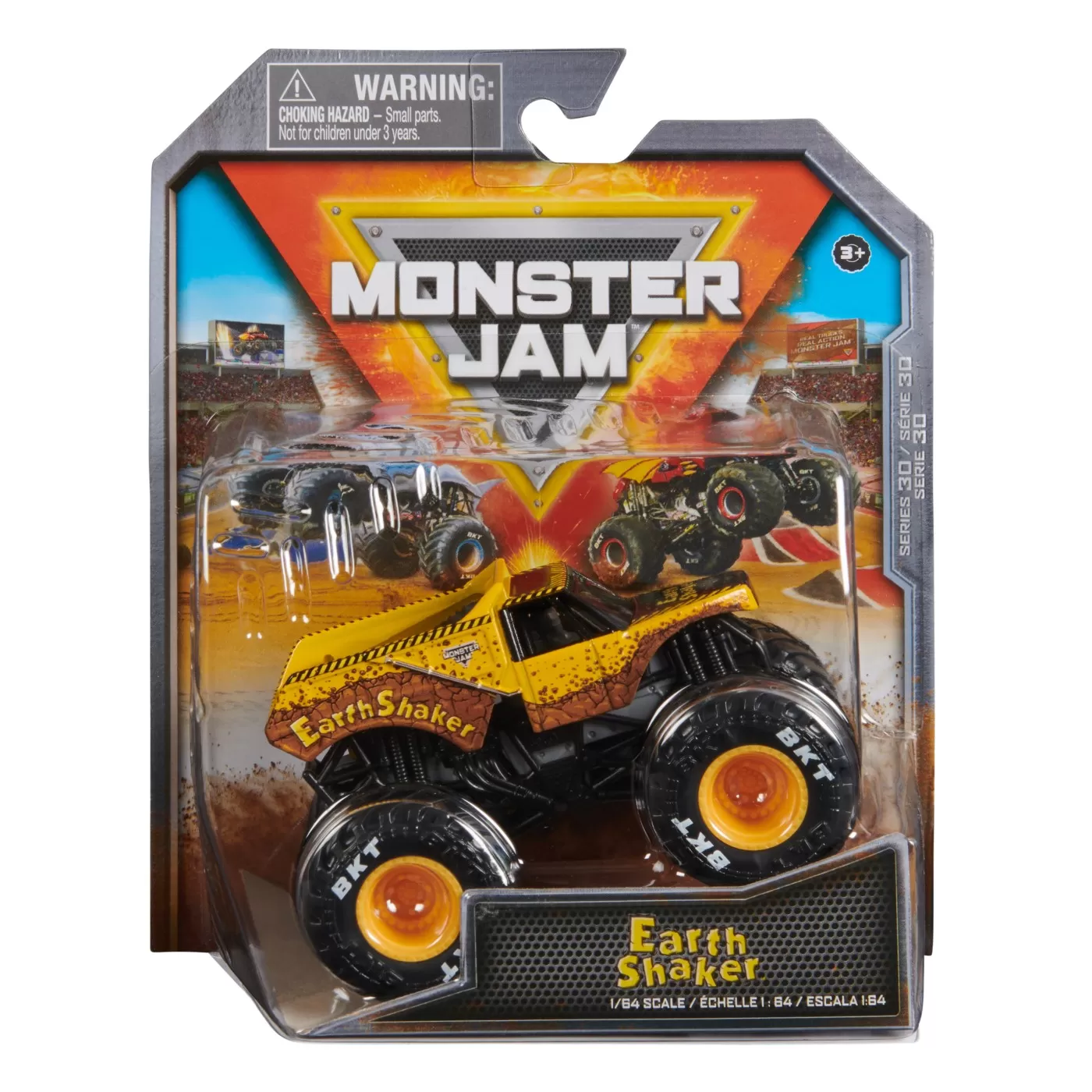MONSTER JAM MASINUTA METALICA EARTH SHAKER SCARA 1 LA 64