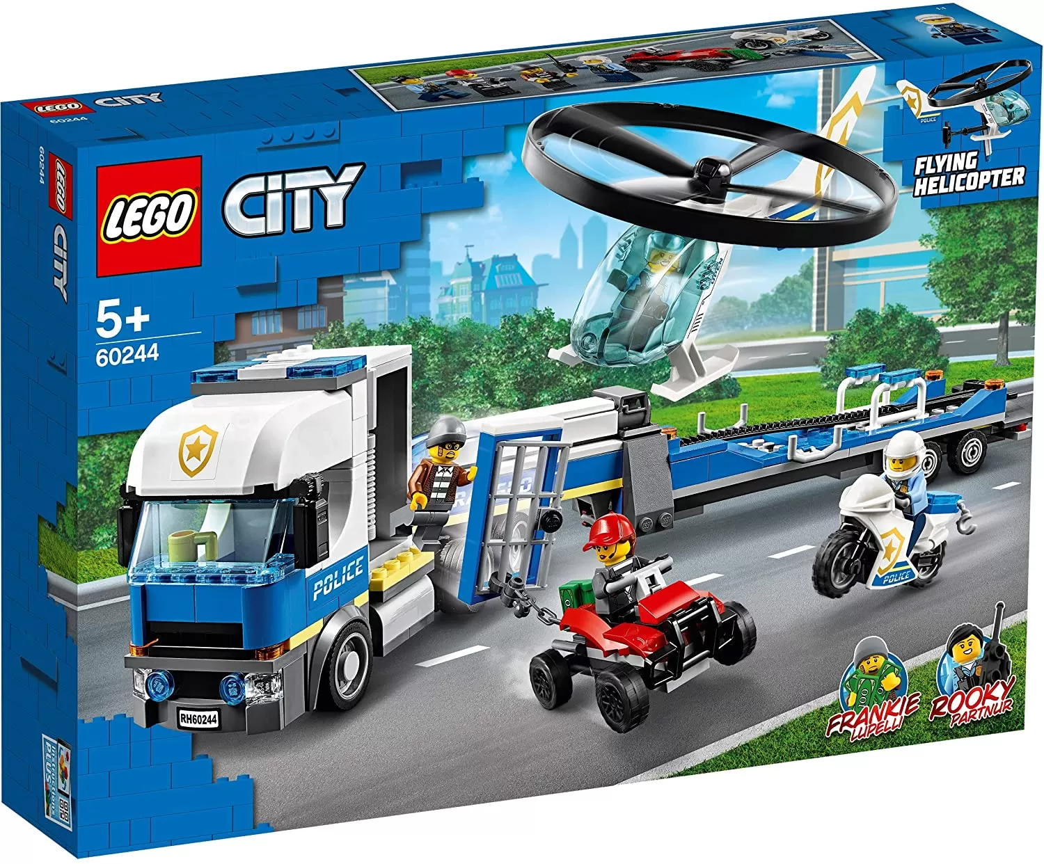 LEGO CITY TRANSPORTUL ELICOPTERULUI DE POLITIE 60244